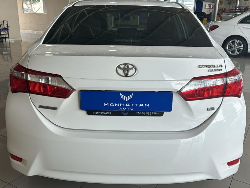 2022 Toyota Corolla Quest 1.8 Prestige - 133244km